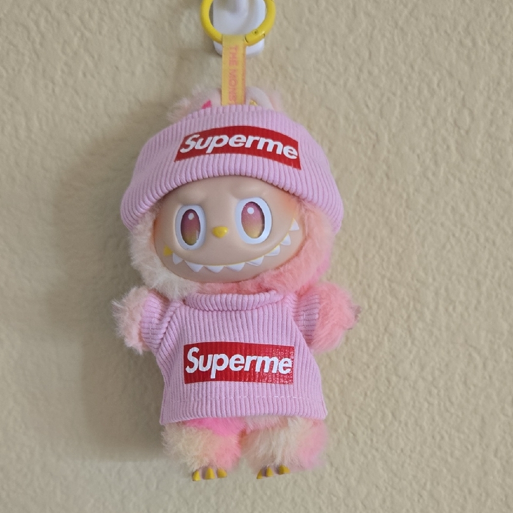 Labubu Clothes - Pink Bennie And Sweater *Labubu Not Included*